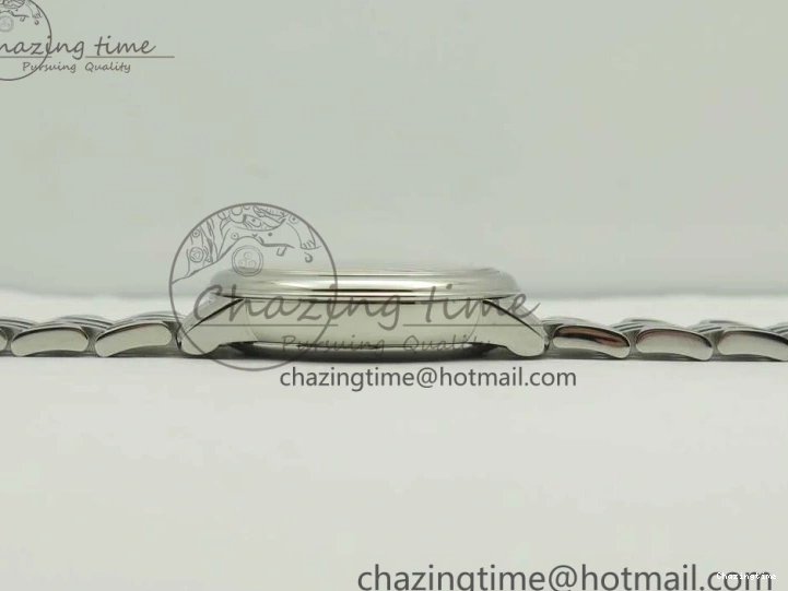 0712 De Ville Prestige Ladies 32.7mm SS MKF 1:1 Best Edition White Dial RG Markers on SS Bracelet MIYOTA Soft 7970